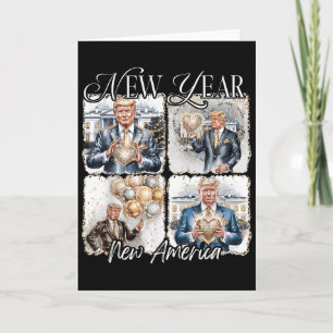 Carte Nouvelle Année Trump 2025 Coquette Nœud Rendez-vou