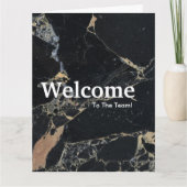 Carte Nouvelle aquarelle d'accueil de l'employé (Devant)