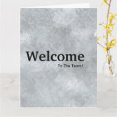 Carte Nouvelle aquarelle d'accueil de l'employé (Fleur jaune)