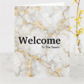 Carte Nouvelle aquarelle d'accueil de l'employé (Fleur jaune)