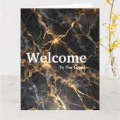 Carte Nouvelle aquarelle d'accueil de l'employé (Fleur jaune)