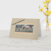 Carte Nouvelle arrivée (Fleur jaune)