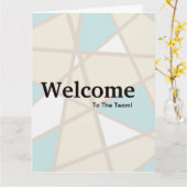 Carte Nouvelle bienvenue aux employés (Fleur jaune)