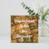 Carte Nouvelle citoyenneté américaine (Debout devant)