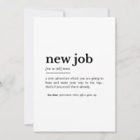 Nouvelle définition d'emploi - Drôle Motivationnel