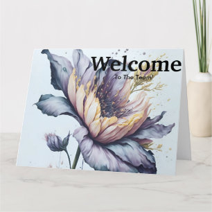 Carte Nouvelle Florale d'accueil des employés
