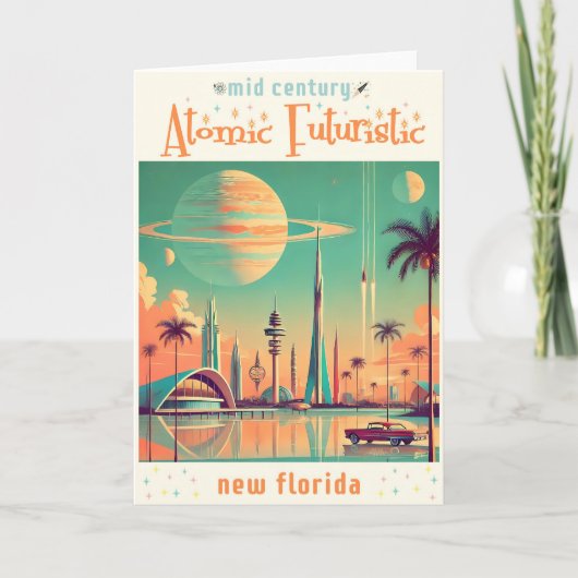 Carte Nouvelle Floride Futuriste Atomique (Devant)