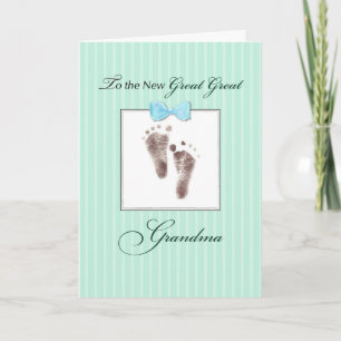 Carte Nouvelle Grande grand grand grand-mère de grand gr