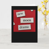 Carte Nouvelle Lune (Fleur jaune)