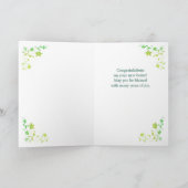 Carte Nouvelle maison Félicitations à Christ au Centre (Intérieur)