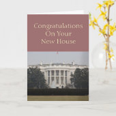 Carte Nouvelle Maison - Félicitations Pour Votre Nouvell (Fleur jaune)