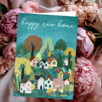 NOUVELLE MAISON HEUREUSE Illustration de village c