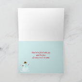 Carte Nouvelle maison Joyeux Noël immobilier (Intérieur)