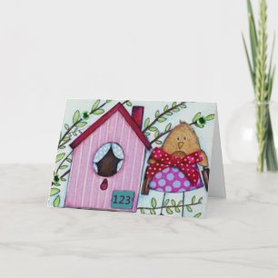 CARTE NOUVELLE MAISON, NOUVEAUX RÊVES, NOUVEAUX AMIS-FÉL