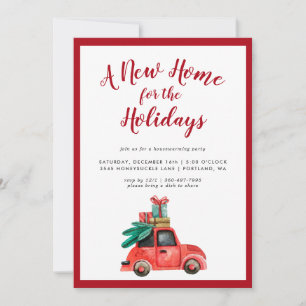 Carte Nouvelle maison pour les fêtes Réchauffement des