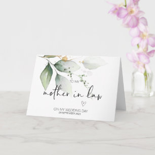 Carte Nouvelle mère en droit Mariage Merci de la voiture