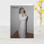 Carte NOUVELLE mère fière de BÉBÉ (Fleur jaune)