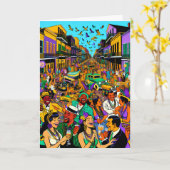 Carte Nouvelle-Orléans, Louisiane Souhaitant que vous so (Fleur jaune)