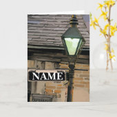 Carte Nouvelle Orléans Street Sign, modifier le nom (Fleur jaune)