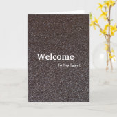 Carte Nouvelle Parties scintillant Gold d'accueil des em (Fleur jaune)