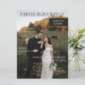 Carte Nouvelle Photo Magazine Couverture Forever Commenc (Debout devant)