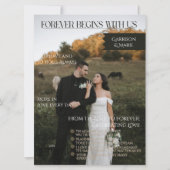 Carte Nouvelle Photo Magazine Couverture Forever Commenc (Devant)