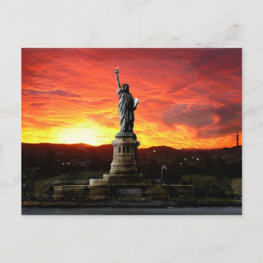 carte nouvelle statue York liberté (Devant)