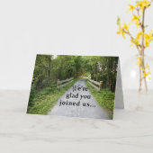 Carte Nouvelle voie de succès des employés (Fleur jaune)