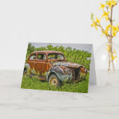 Carte Nouvelle voiture pour ton anniversaire ! (Fleur jaune)