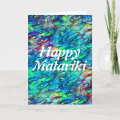 Carte Nouvelle-Zélande Abalone Paua Shell Motif 1 (Devant)