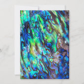 Carte Nouvelle-Zélande Abalone Paua Shell Motif 1 (Devant)