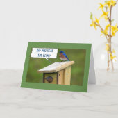 CARTE **NOUVELLES POUR LES 40 ANS** LES OISEAUX CHANTENT (Fleur jaune)
