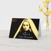 Carte Novena à Saint Bernadette (Fleur jaune)