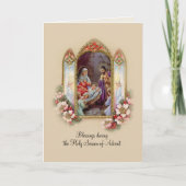 Carte Novena catholique St Andrew de Noël d'avènement (Devant)