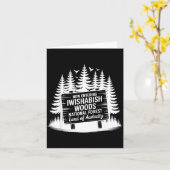 Carte Now Entering Iwishabish Woods National Forest Adve (Fleur jaune)