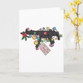 Carte Now I Have A Machine Gun Christmas Light (Fleur jaune)