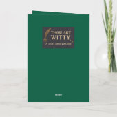 Carte Now is the Winter of Discontent (Dos)