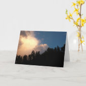 Carte Nuage brillant (Fleur jaune)