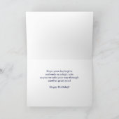 Carte Nuage de mots personnalisé pour anniversaire de lu (Intérieur)
