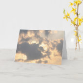 Carte Nuage rouge (Fleur jaune)