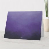 Carte nuage violet (Dos)