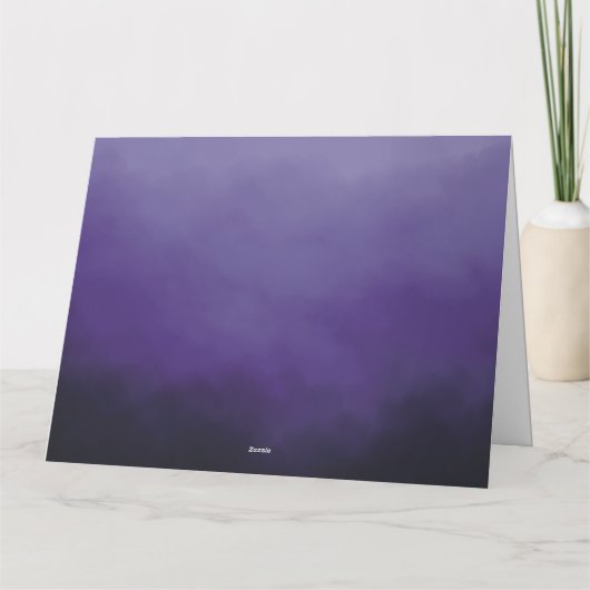 Carte nuage violet (Dos)