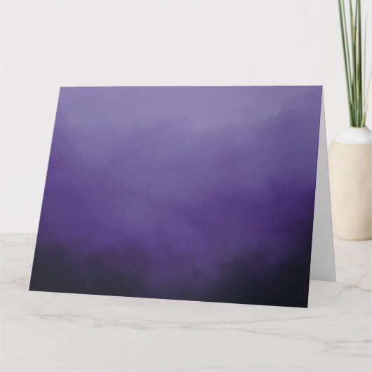 Carte nuage violet (Devant)