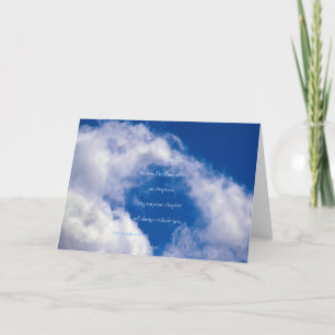 Carte "Nuages #93" avec poème : Surprise