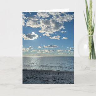 Carte Nuages Ciel Bleu Nuageux Plage Vide