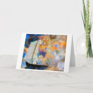 Carte Nuages de fleurs, Redon