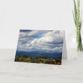 Carte Nuages de tempête sur les montagnes espagnoles (Devant)