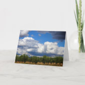 Carte Nuages de tempête sur l'Olivier espagnol (Devant)