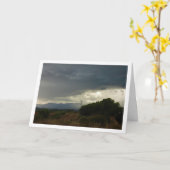 Carte Nuages de tempête sur Valence (Fleur jaune)