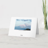 Carte Nuages du soir (Dos)
